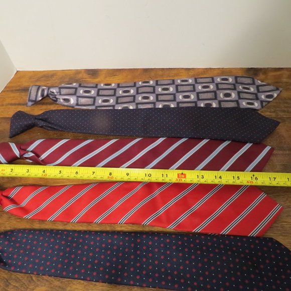 Lot of 5 VTG ClipOn Ties T24 - Picture 7 of 7